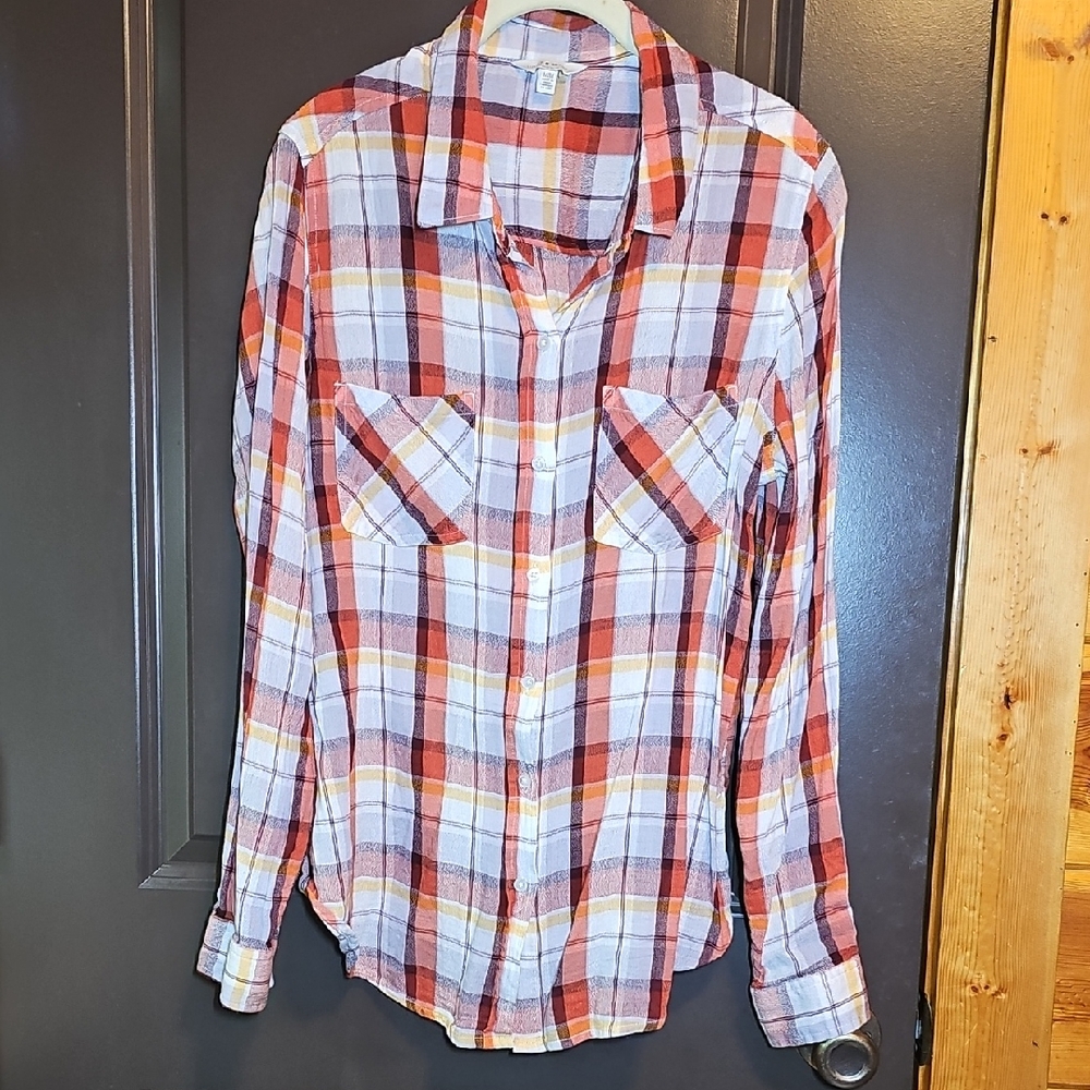 Lucky Brand Multicolor Plaid Shirt